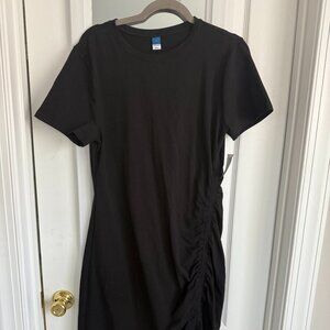 NWT Stretchy Comfy Maxi Ruched Black Old Navy Dress